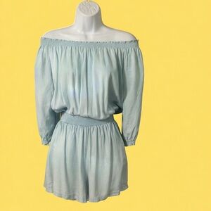 💐🌷Walter Baker NWT Off-Shoulder Romper XS | Designer Lyocell Summer Jumpsuit 💐🌷